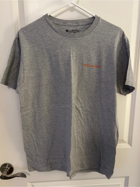 Columbia Other - Columbia Heather Gray Short-Sleeve Tee with Orange Logo
